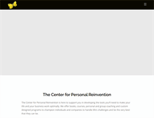 Tablet Screenshot of centerforpersonalreinvention.com